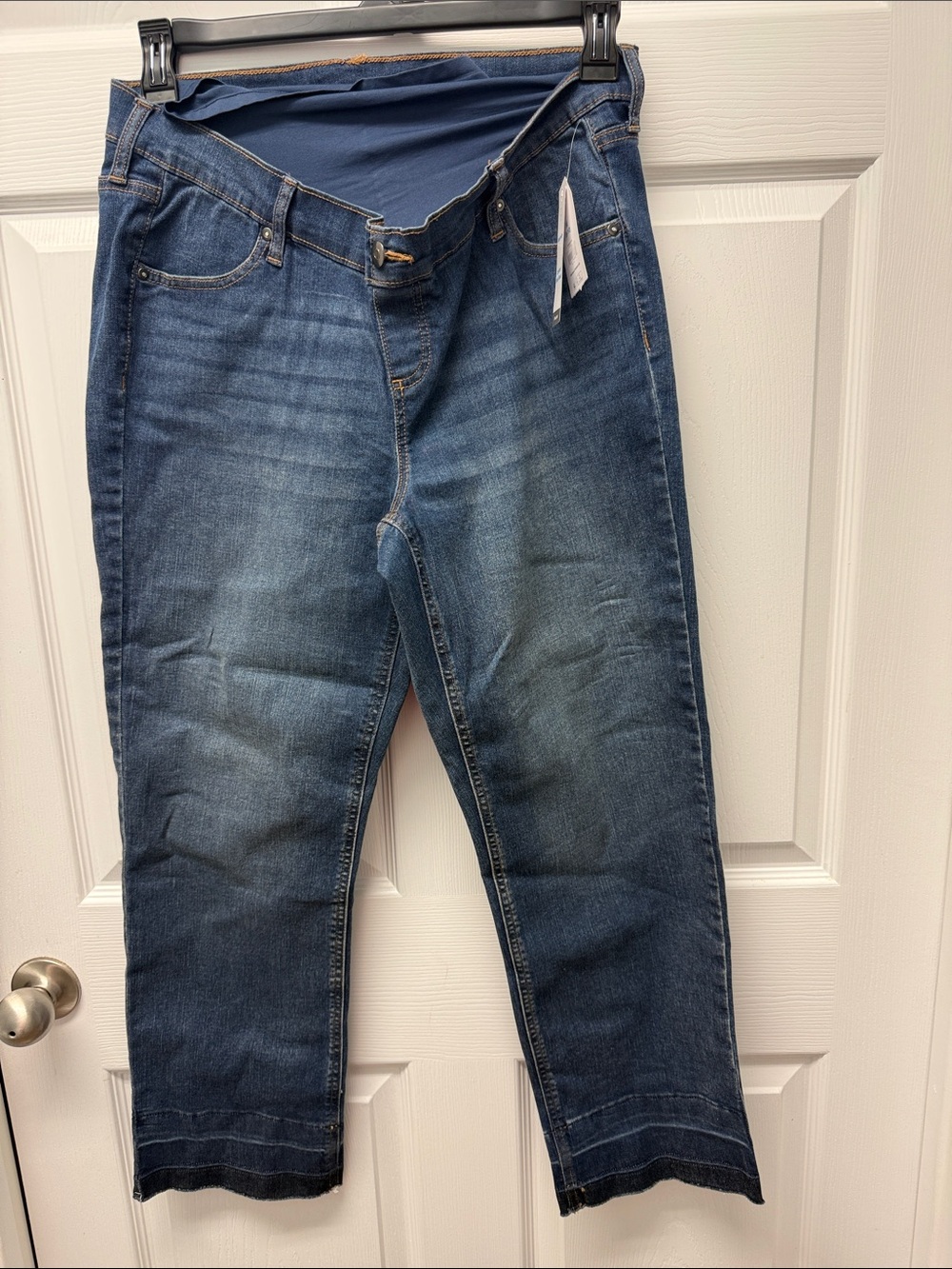 maternity Denim Jeans - Stretch Maternity Panel